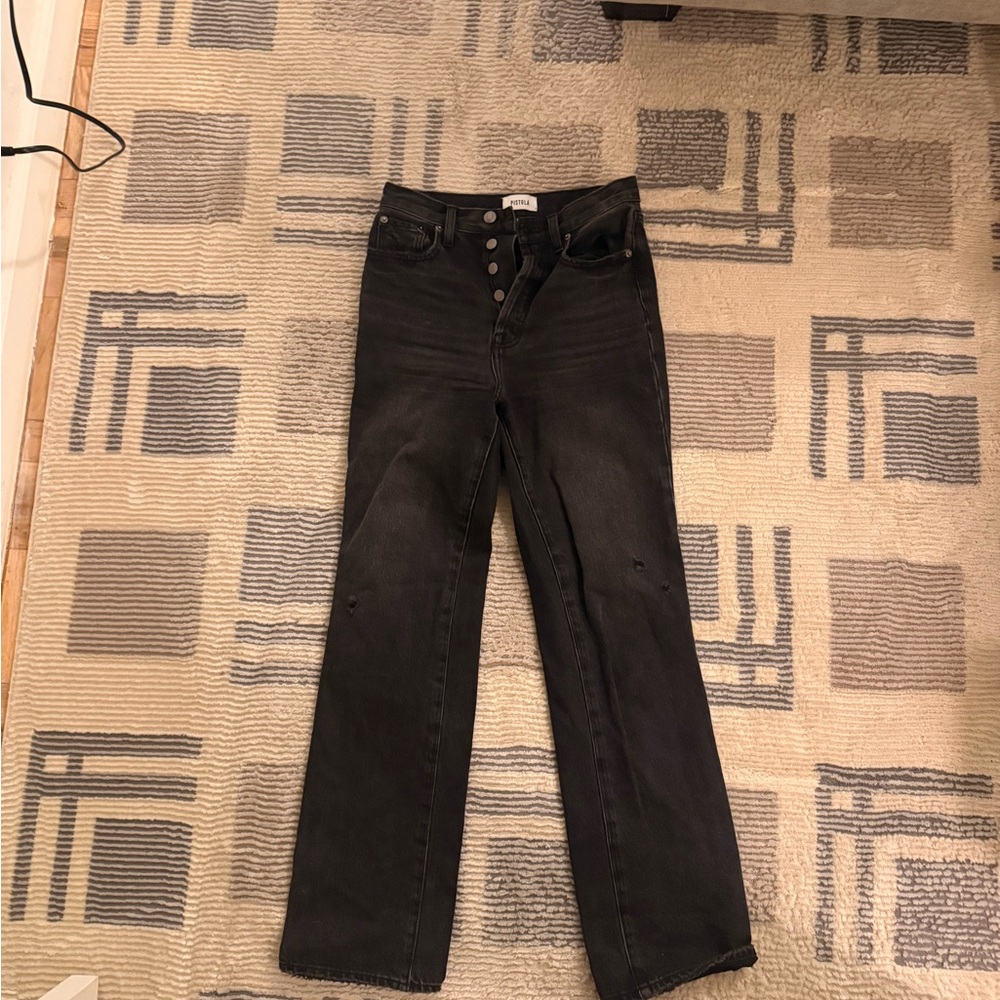Pistola Charcoal Straight Leg Jeans